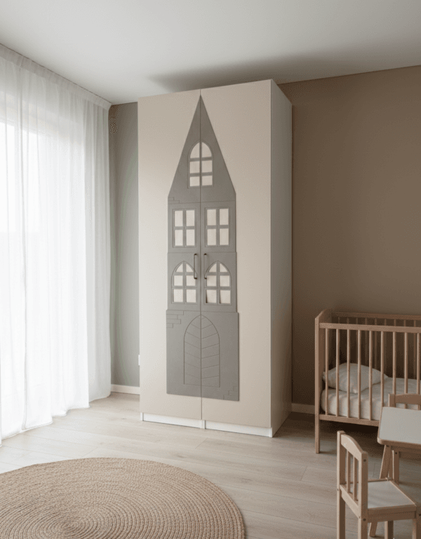 durys pritaikytos ikea pax spintos karkasui, berniukui