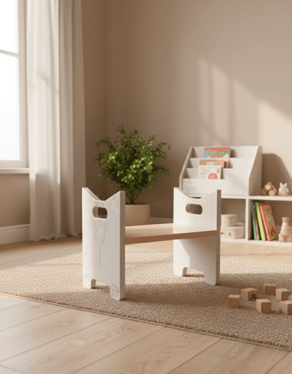 vaikiskas suoliukas kitty, zemiskos spalvos