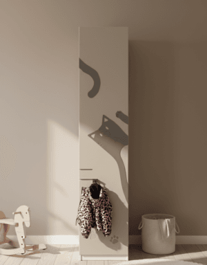 IKEA PAX durys su integruota kabykla kuprinei