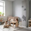 Mūsų gaminamos IKEA PAX durys – modernus pilkas fasadas