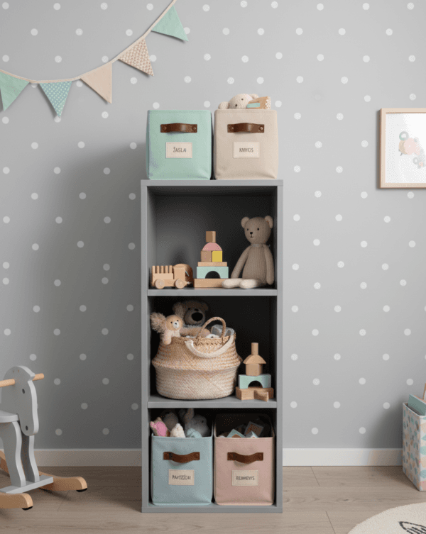 komoda susideti daiktams, knygoms